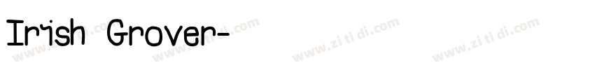 Irish Grover字体转换